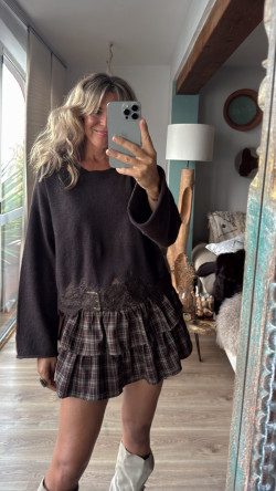 STAR minifalda cuadros