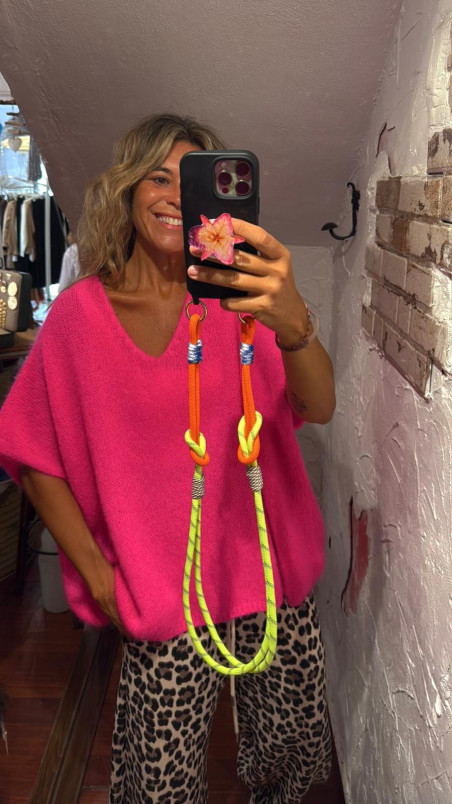 MARCELO jersey, rosa fluor