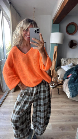 BLACKY, Naranja Flúor Jersey