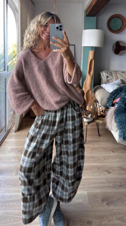 CARBONEL pantalón cuadros