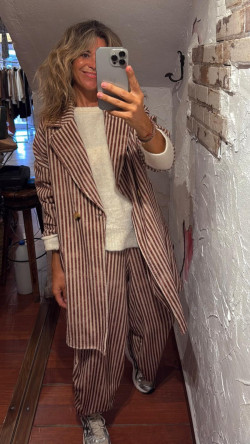 LORETO chaqueta, burdeos