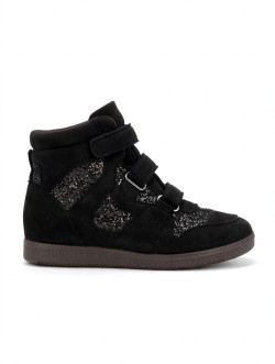JARIS, Negro Zapatilla Cuña