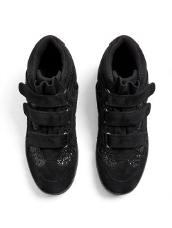 JARIS, Negro Zapatilla Cuña