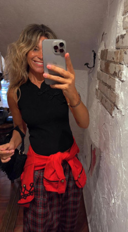 SHANGAI top punto, negro