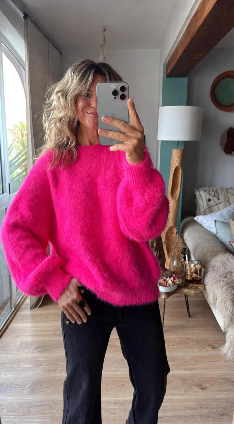 BOLIN jersey, rosa fluor