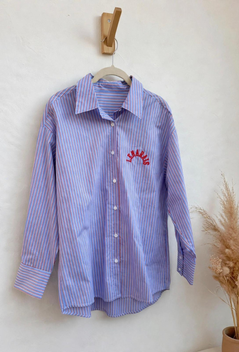 DALIAS , Azul camisa rayas